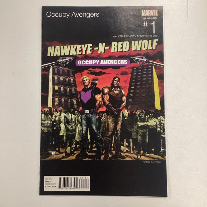 Occupy Avengers #1 2016 VF/NM Marco D'alfonso Hip-Hop Capone Noreaga War Report0