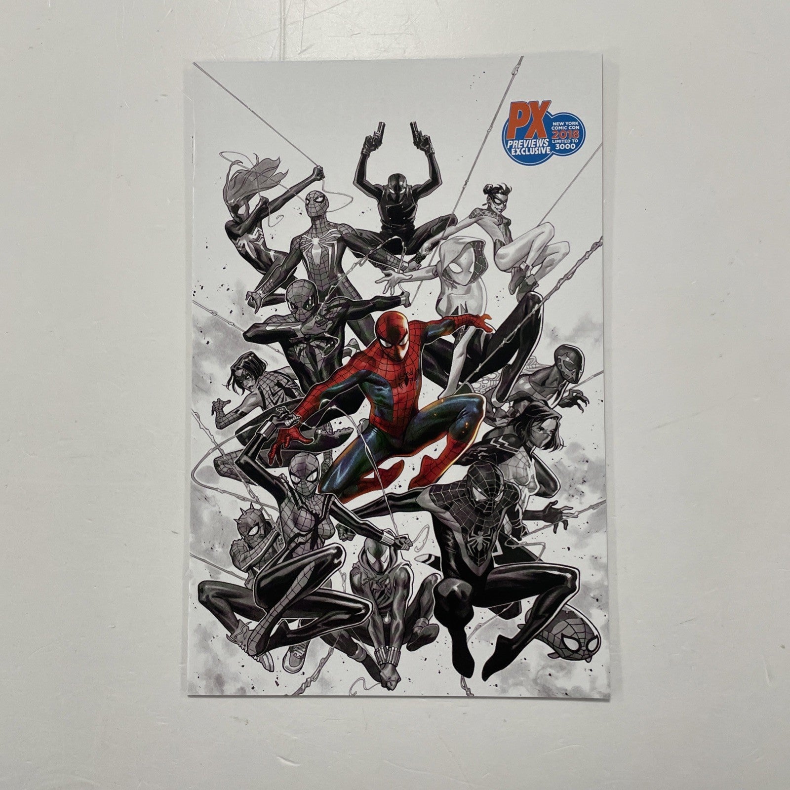 Spider-geddon #1 2018 NM Molina NYCC PX Previews Variant0