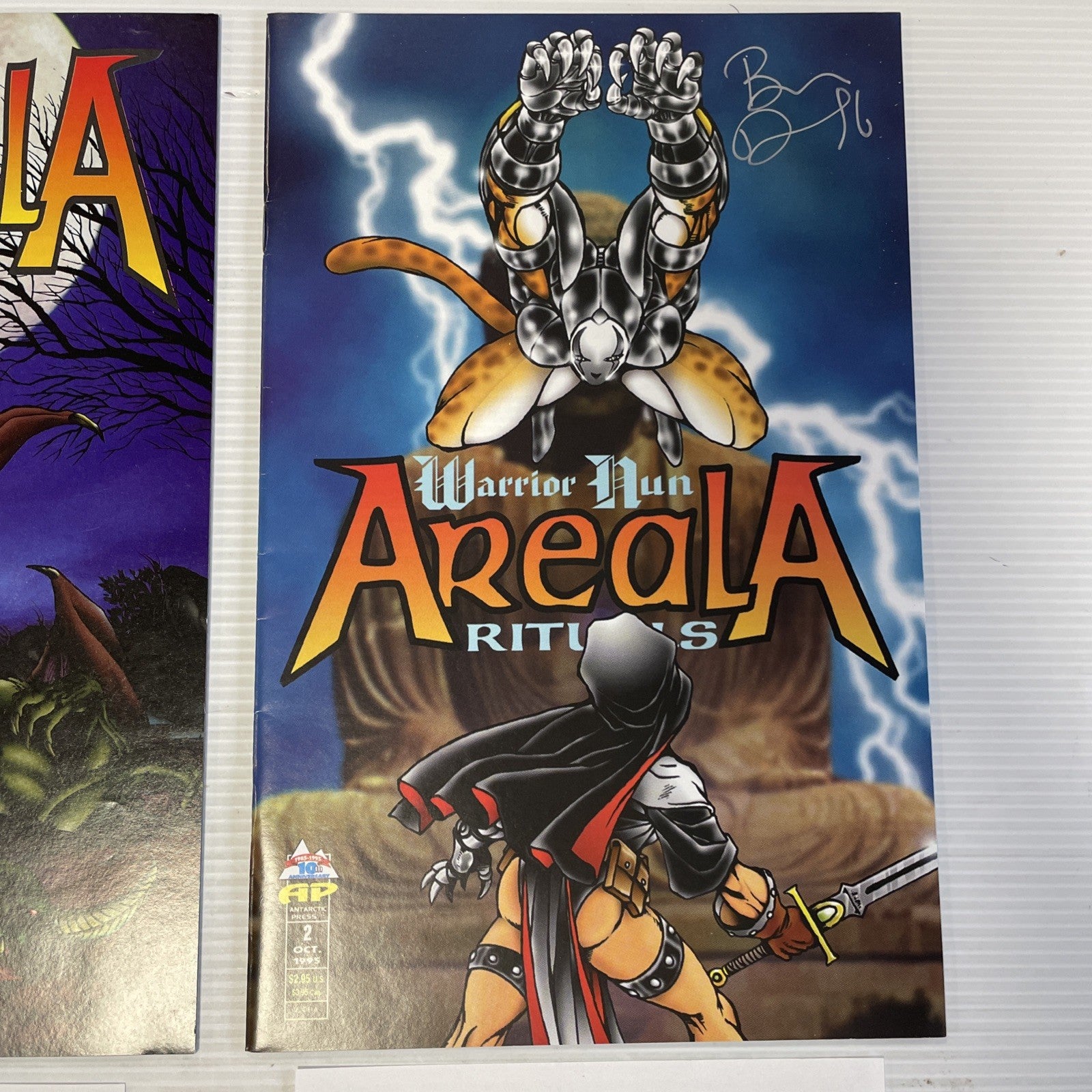 Warrior Nun Areala: Rituals #1 & #2 1995 Signed with CoAs2