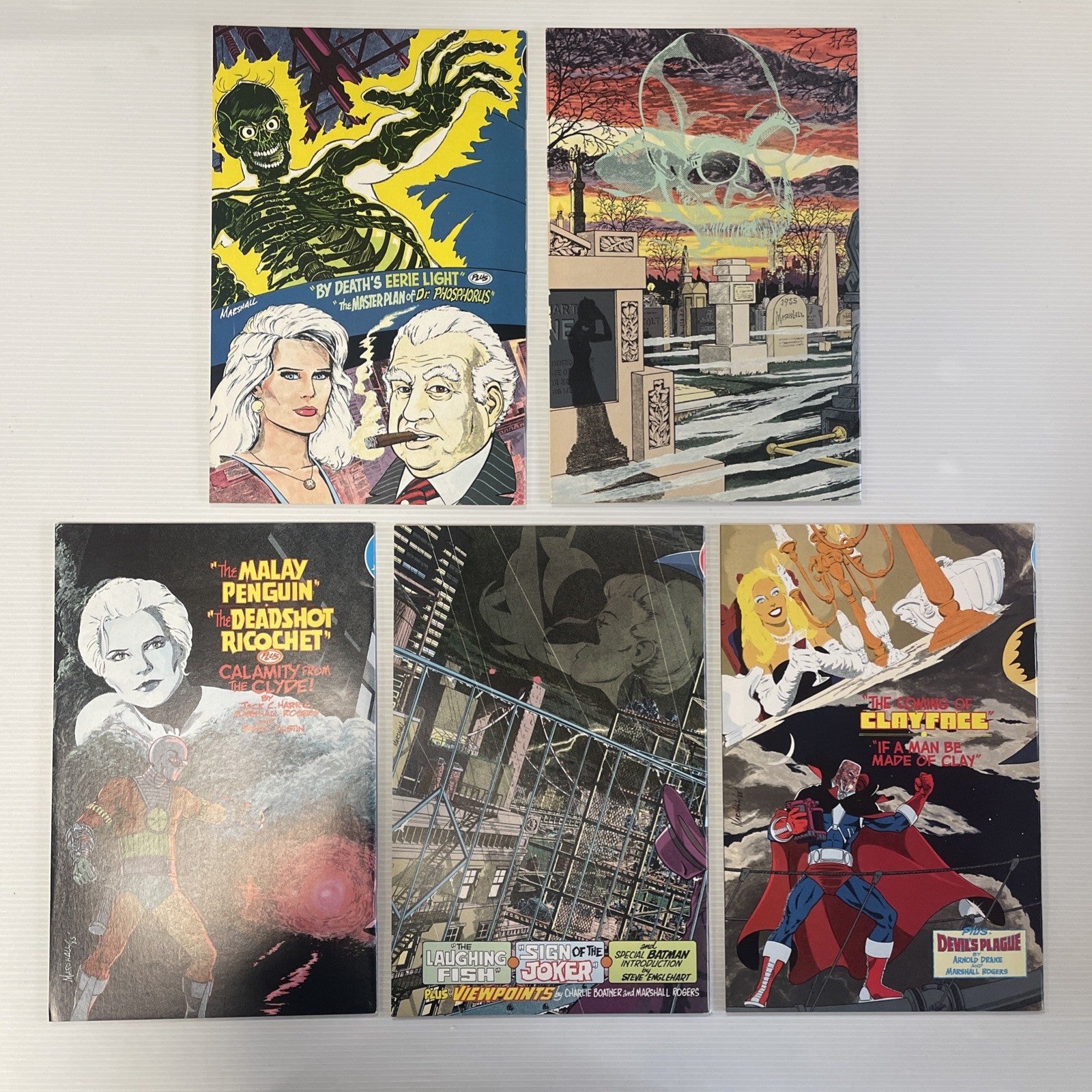 Shadow of The Batman #1-5 1985 Complete Set Reprints Classic Stories7