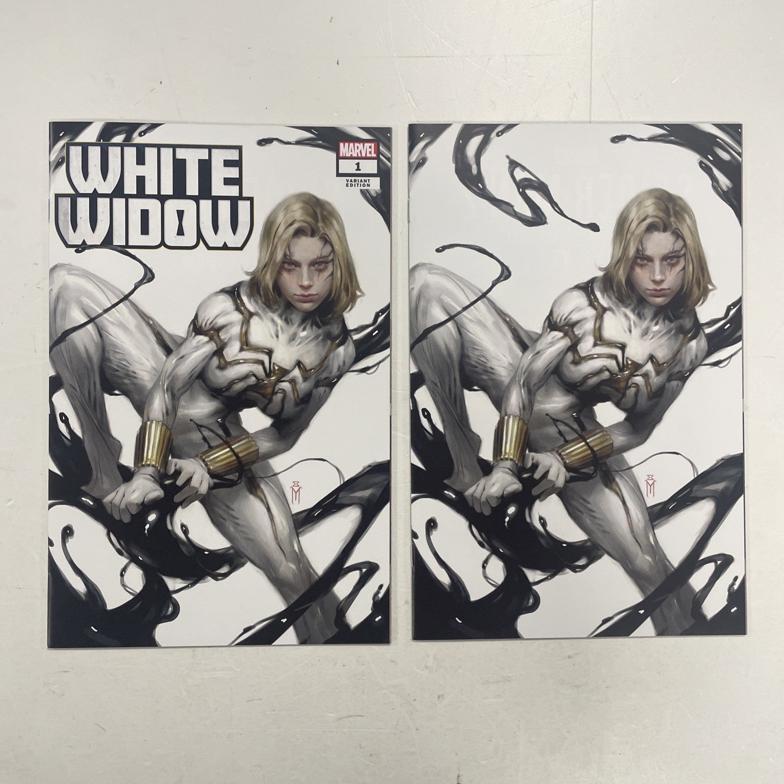 White Widow #1 2024 X2 NM Miguel Mercado Trade Dress & Virgin Variant0