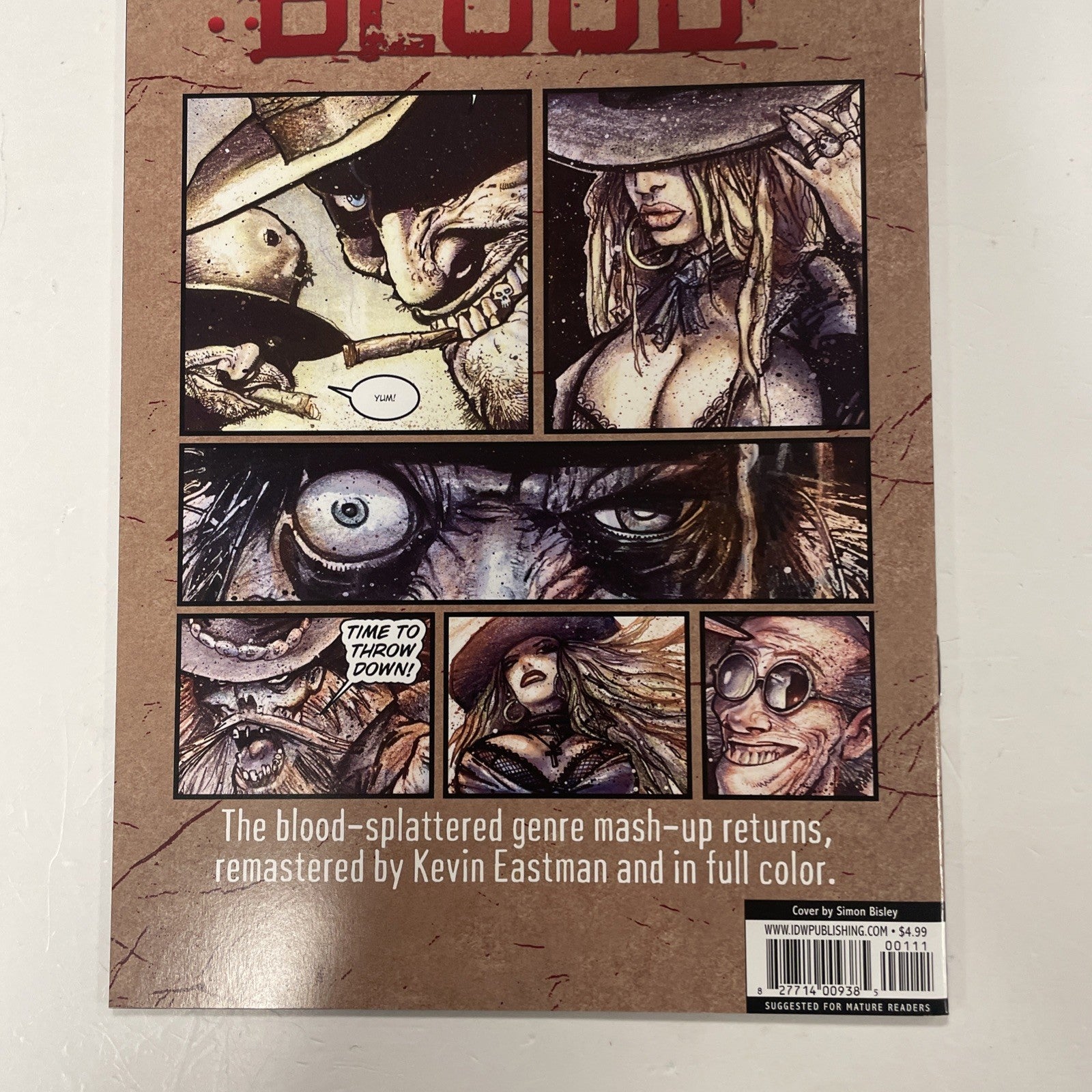 Fistful Of Blood #1 2015 NM Simon Bisley Cover IDW Comics8