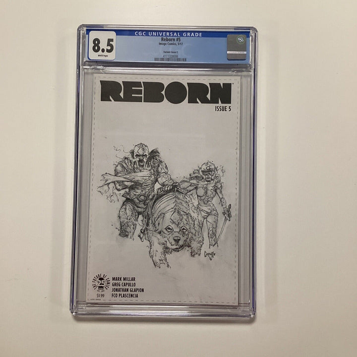 Reborn #5 2017 CGC 8.5 Greg Capullo 1:100 Variant