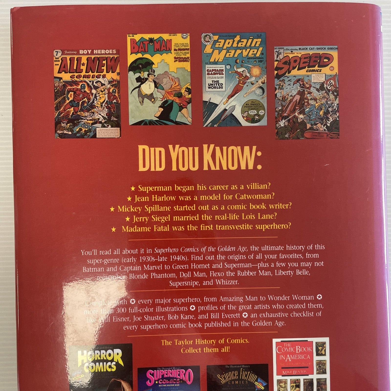 Superhero Comics of the Golden Age:The Illustrated History #4 1992 Graphic Novel5