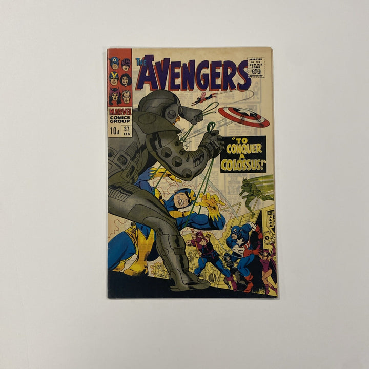 Avengers #37 1966 FN 1967 Pence Copy0