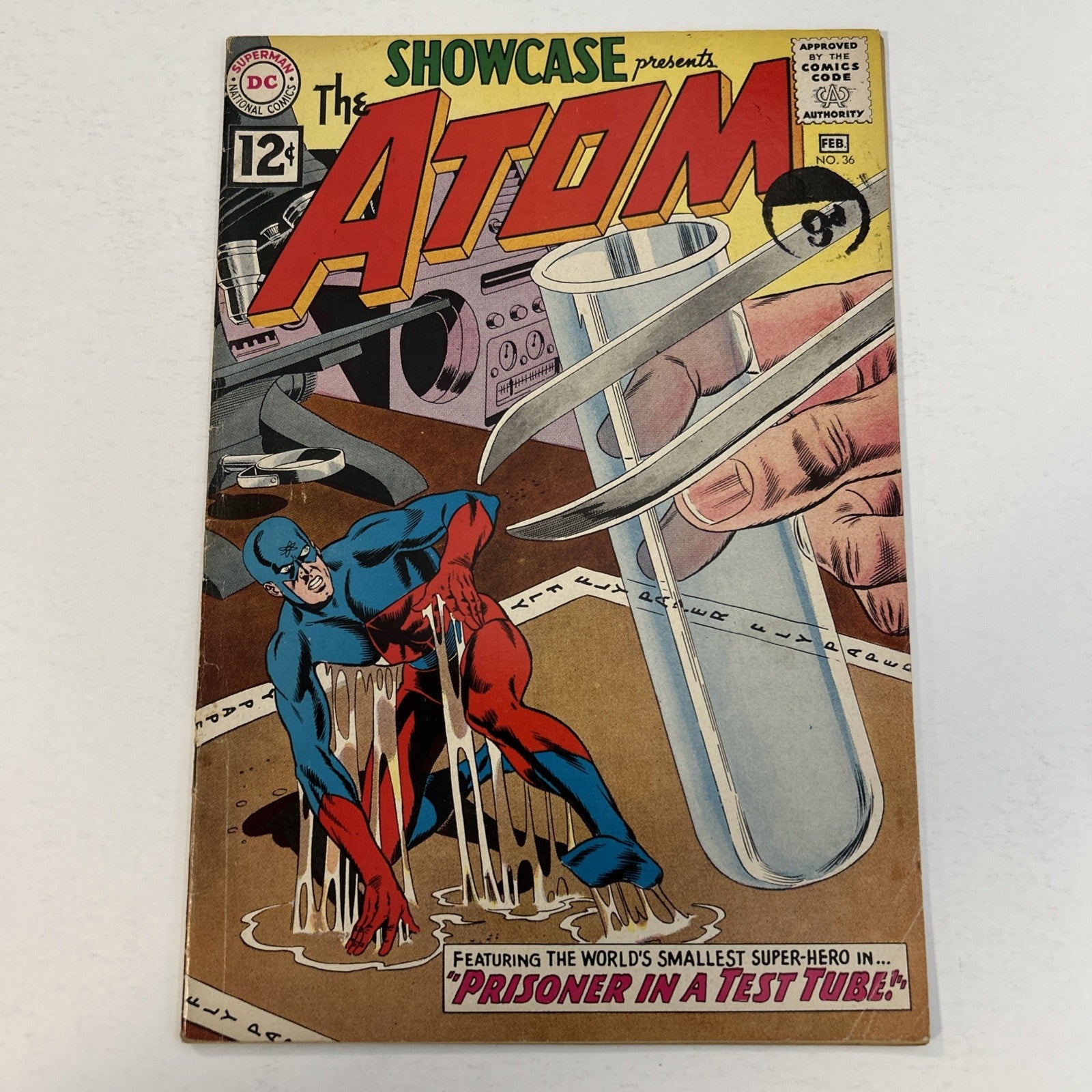 Showcase Presents #36 The Atom 1962 VG+ 3rd Appearance of Atom  Pence Stamp0