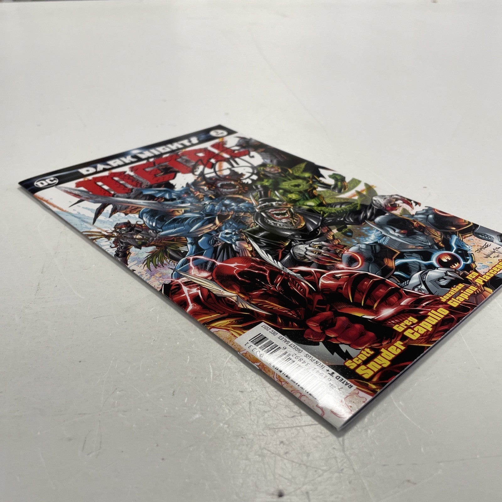 Dark Knights Metal  #3 2017 NM Jim Lee Variant Signed Scott Snyder3