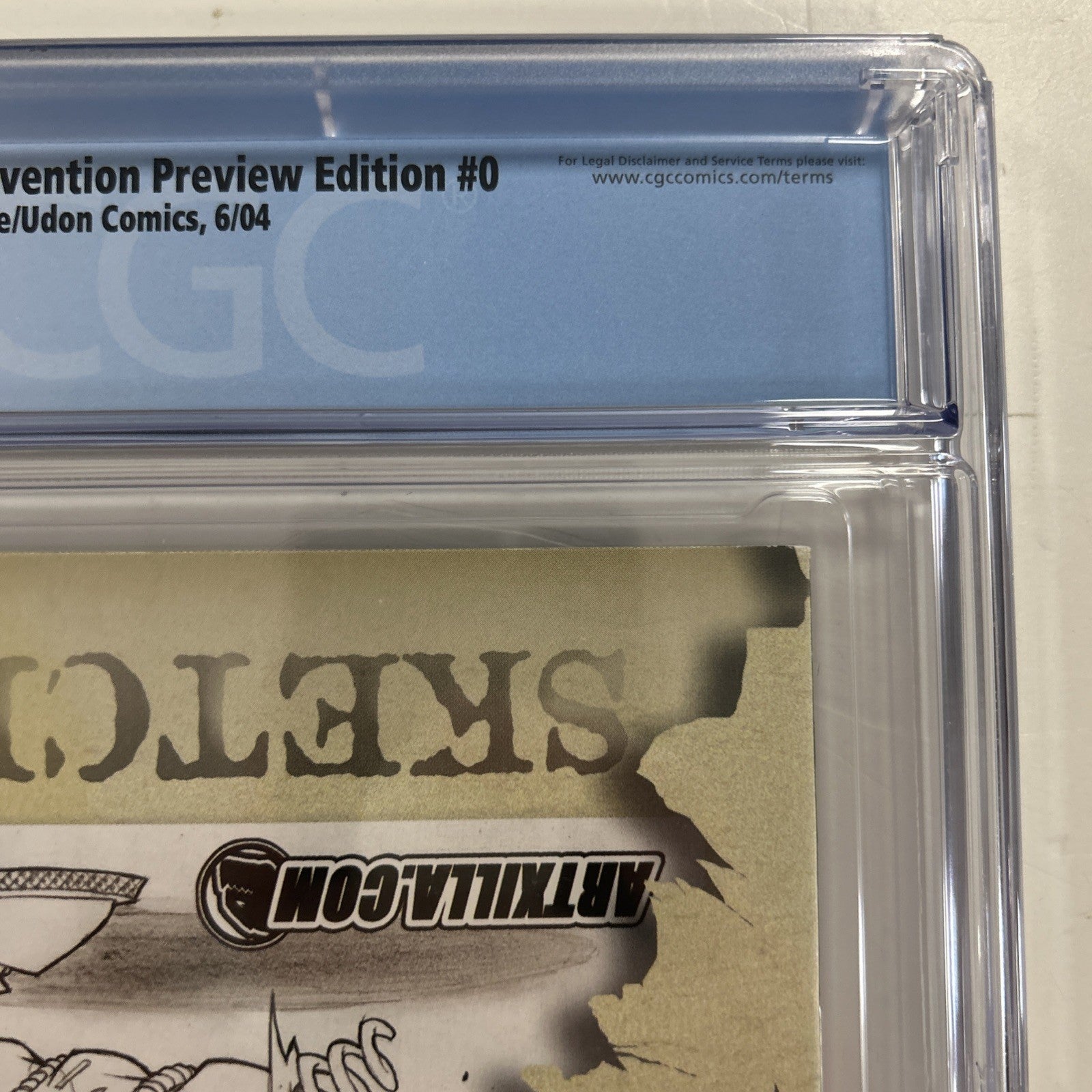 Cannon Busters #0 2004 CGC 9.6 San Diego Comic Con Exclusive Udon SDCC Netflix13