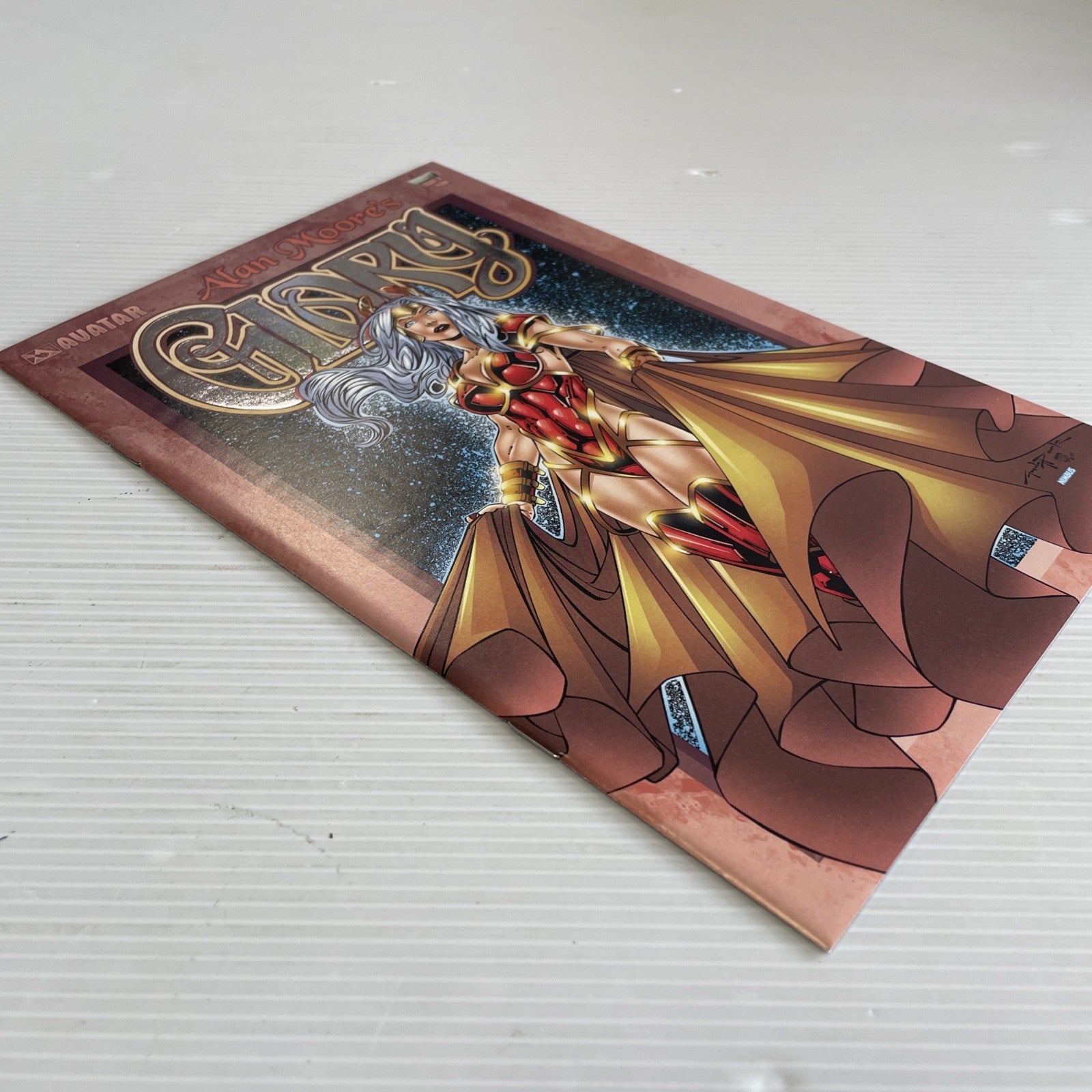 Glory #0 2001 NM Park Platinum Foil Variant Alan Moore Avatar3