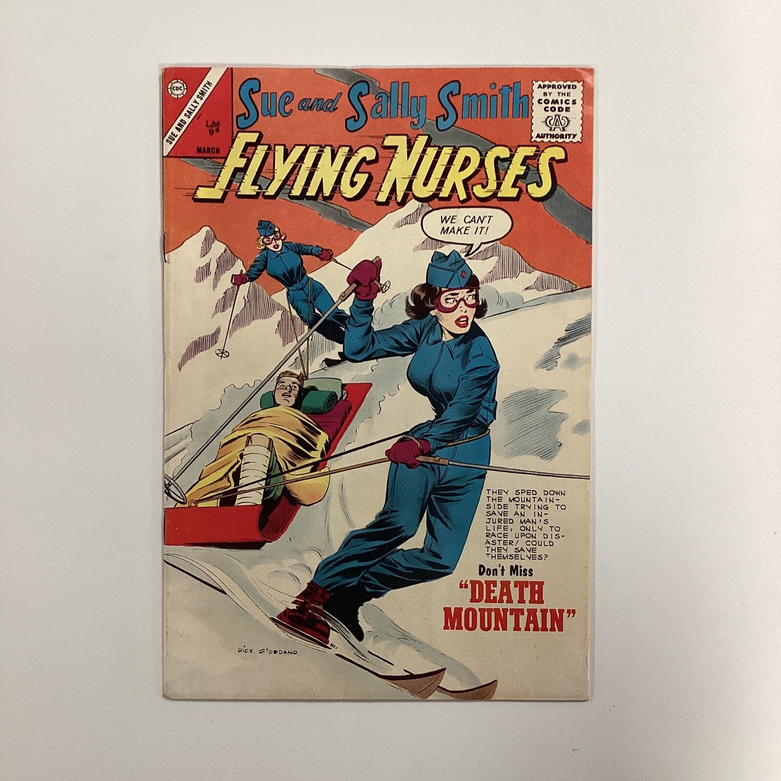 Sue and Sally Smith Flying Nurses 1962 #50 VG Pence copy **See Description0