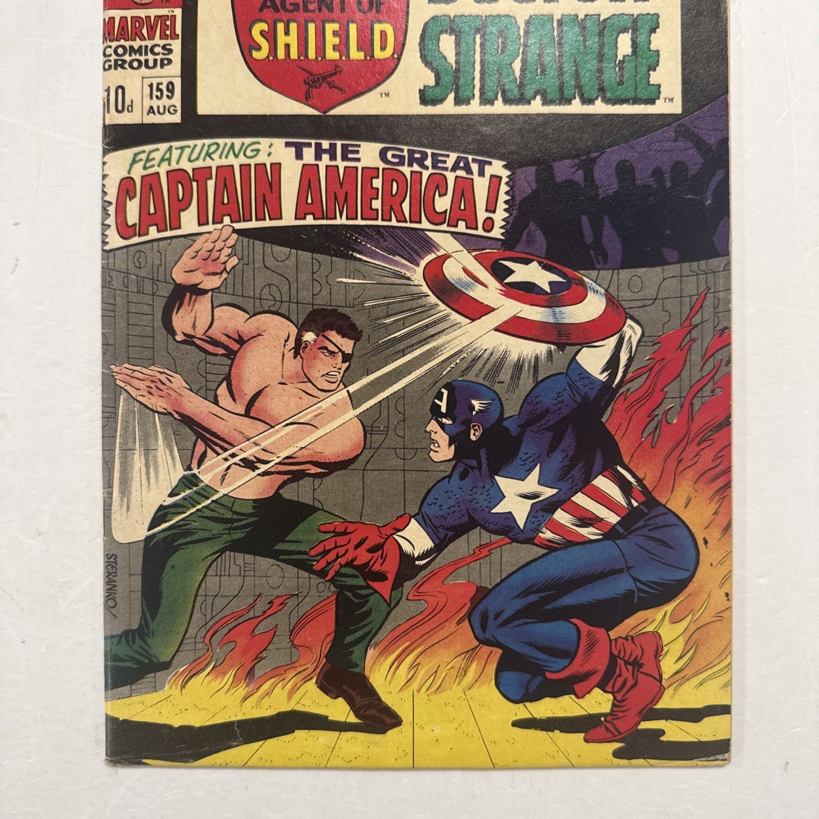 Strange Tales #159 1967 VG/FN Origin of Nick Fury Pence Copy2