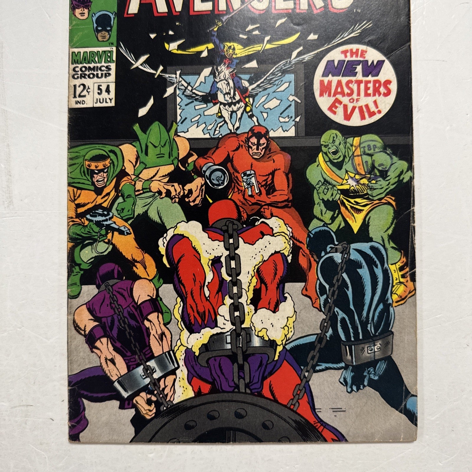 Avengers #54 1968 VG/FN 1st Masters of Evil & Cameo of Ultron Pence Stamp2