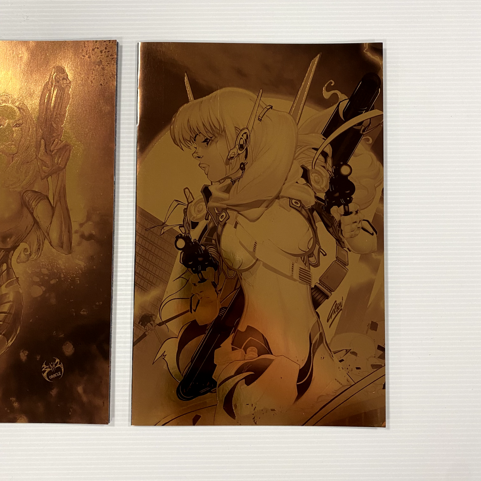 Cyber Spectre #1-5 Kickstarter Exclusive Oracle Gold Foil Cover Scout Comics NM3