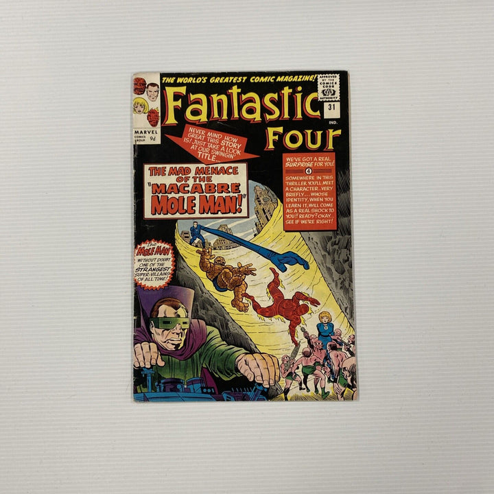 Fantastic Four #31 1964 FN- Pence Copy 1st Appearance Of Dr. Franklin Storm