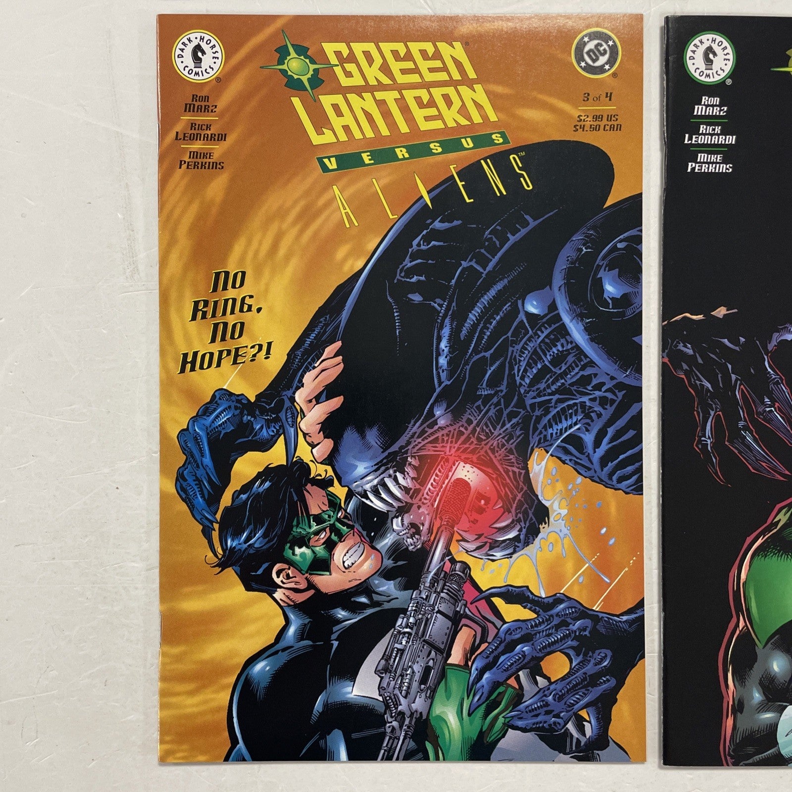 Green Lantern vs Aliens #1-4 2000 VF/NM Complete Set Dark Horse Comics DC3