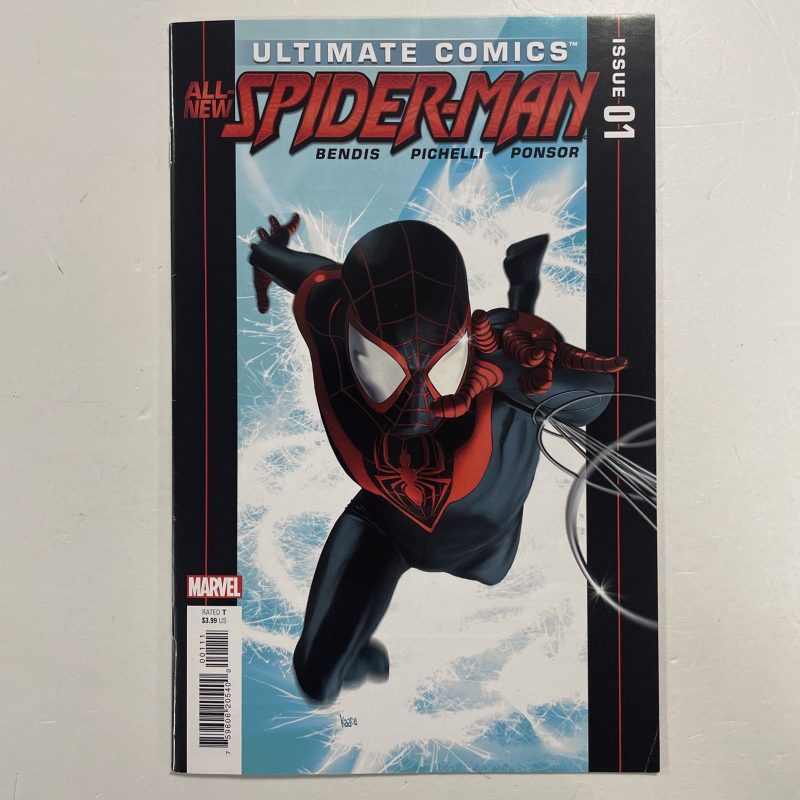 All-New Spider-man #1 2011 VF Ultimate Comics 2nd App Miles Morales 1st Solo Ser0