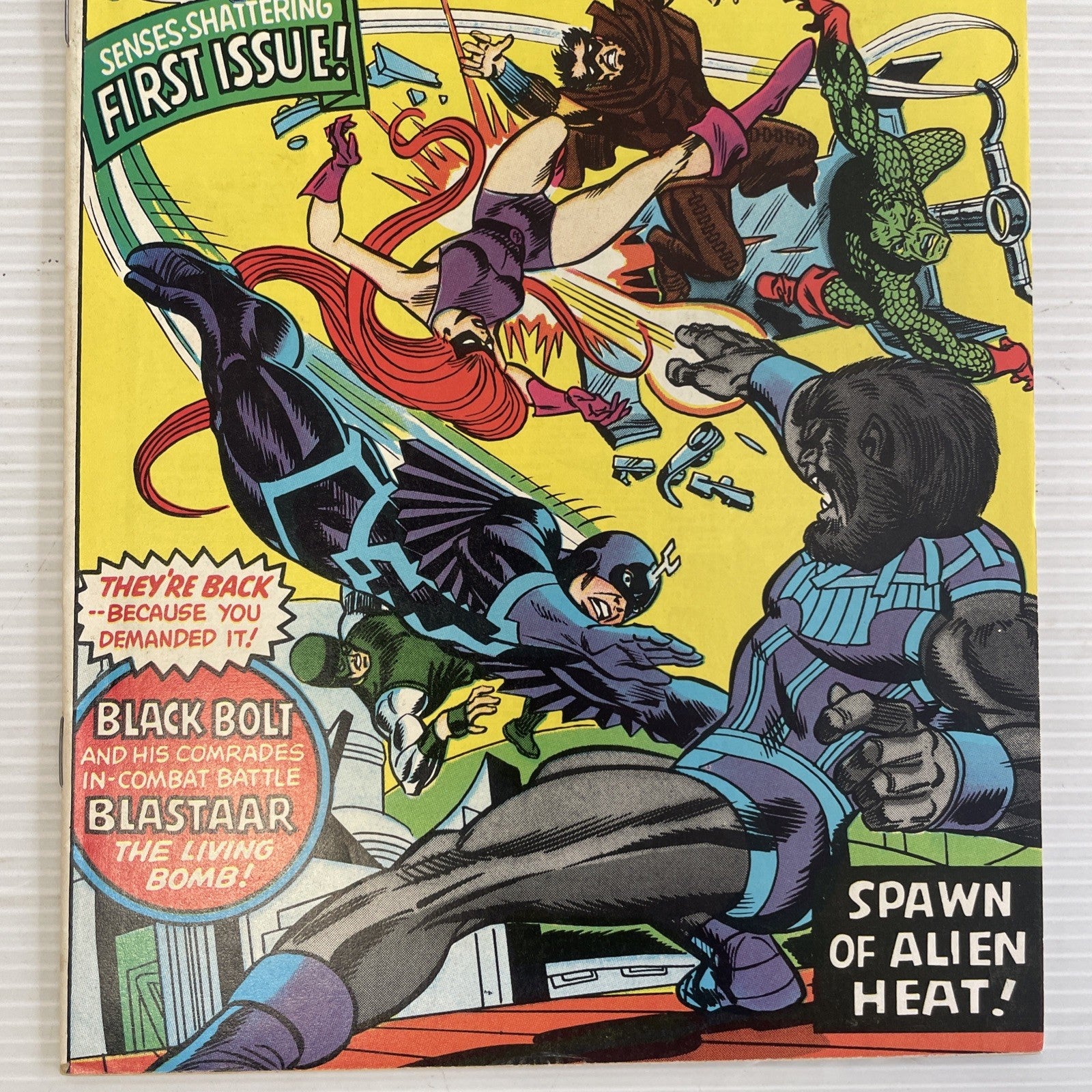 Inhumans #1 1975 FN Pence Copy2