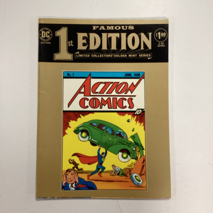 DC Famous 1st Edition Action Comics #1 Limited Collectors Golden Mint 1974 VF0