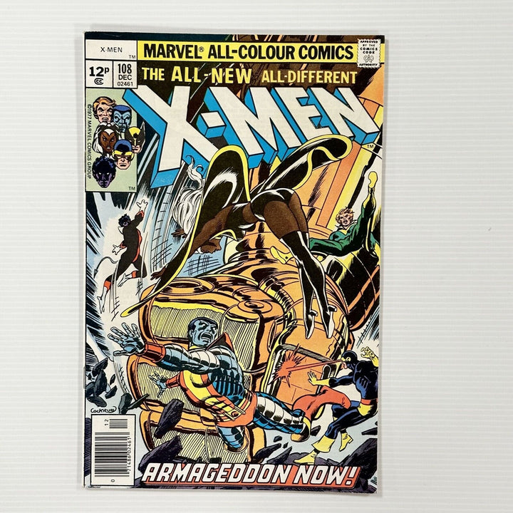 X-Men #108 1977 VF- Pence Copy 1st John Byrne Artwork