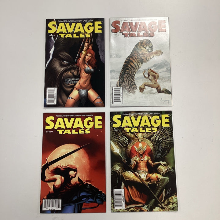 Savage Tales #1-4 2007 VF+ Complete Set Dynamite0