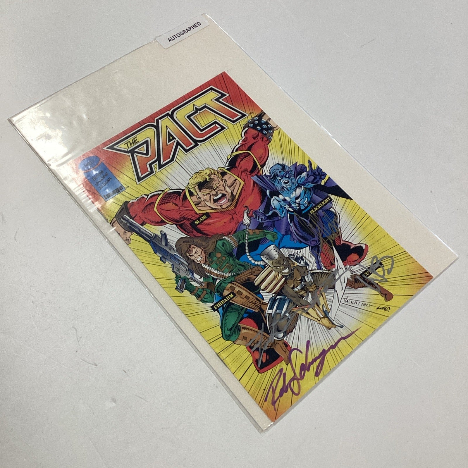 The Pact: Bonus Preview Ashcan 1993 Signed Lopez & Woz with CoA Image Comics5