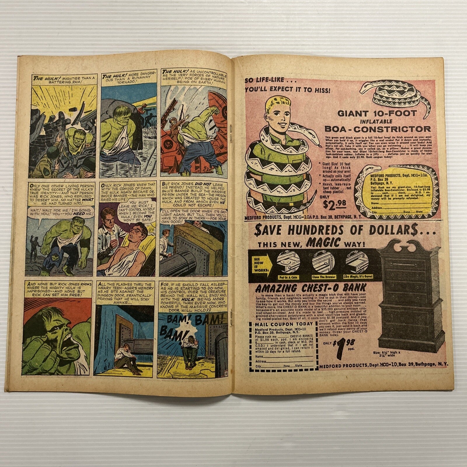 Incredible Hulk #3 1962 VG 1st Appearance Of The Ringmaster Pence Copy23