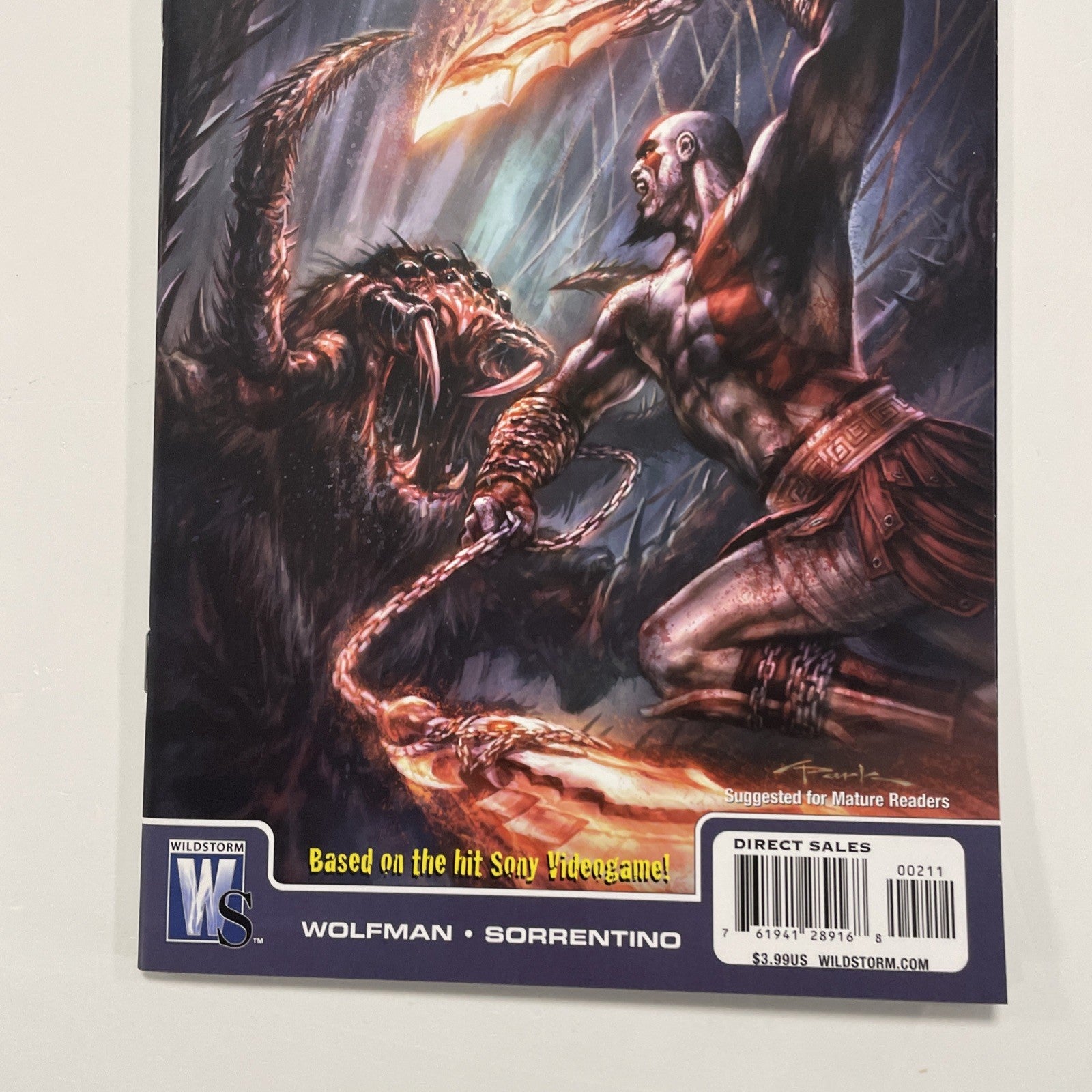 God Of War #2 2010 NM Wildstorm2