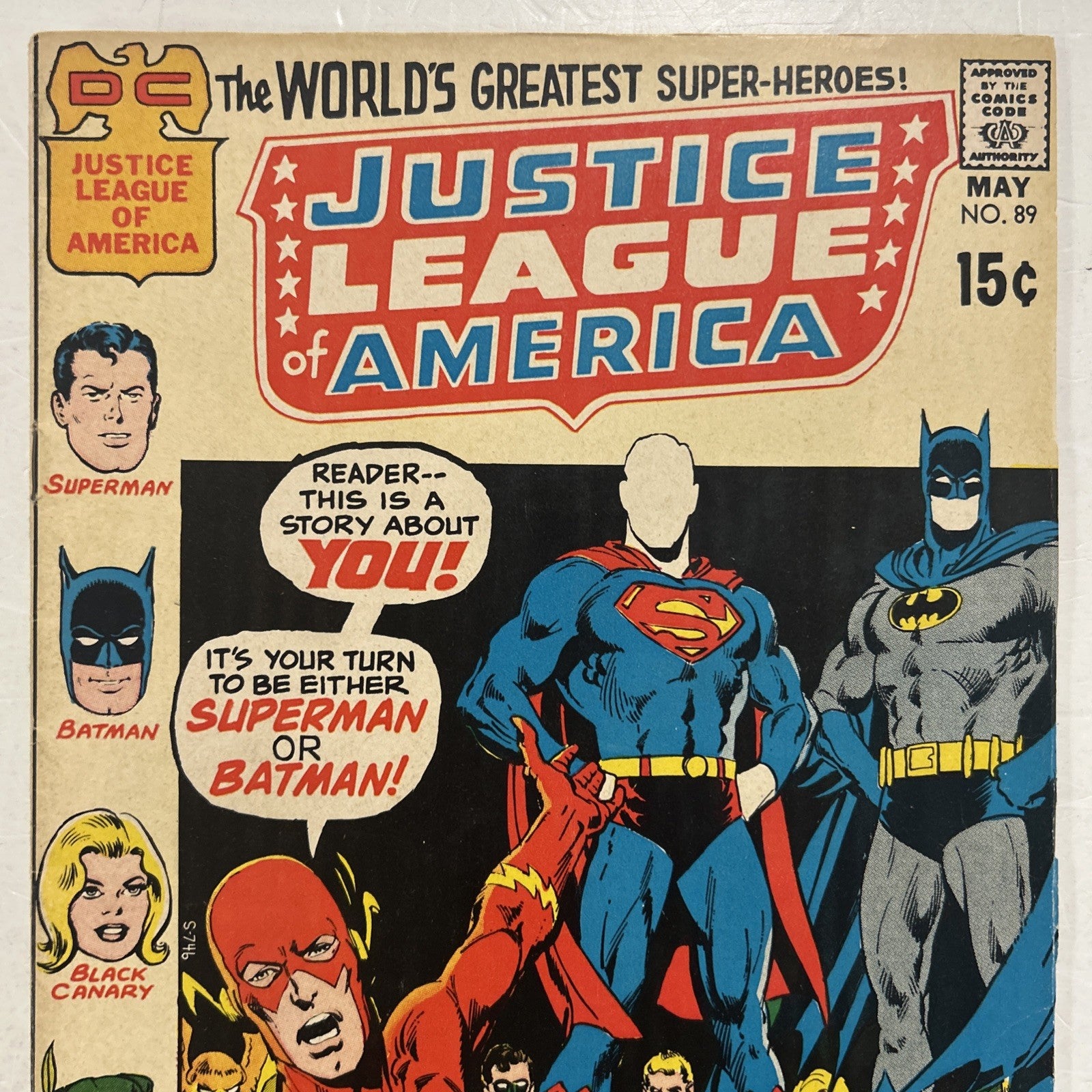 Justice League of America #89 1971 VG/FN Neals Adams Cover1