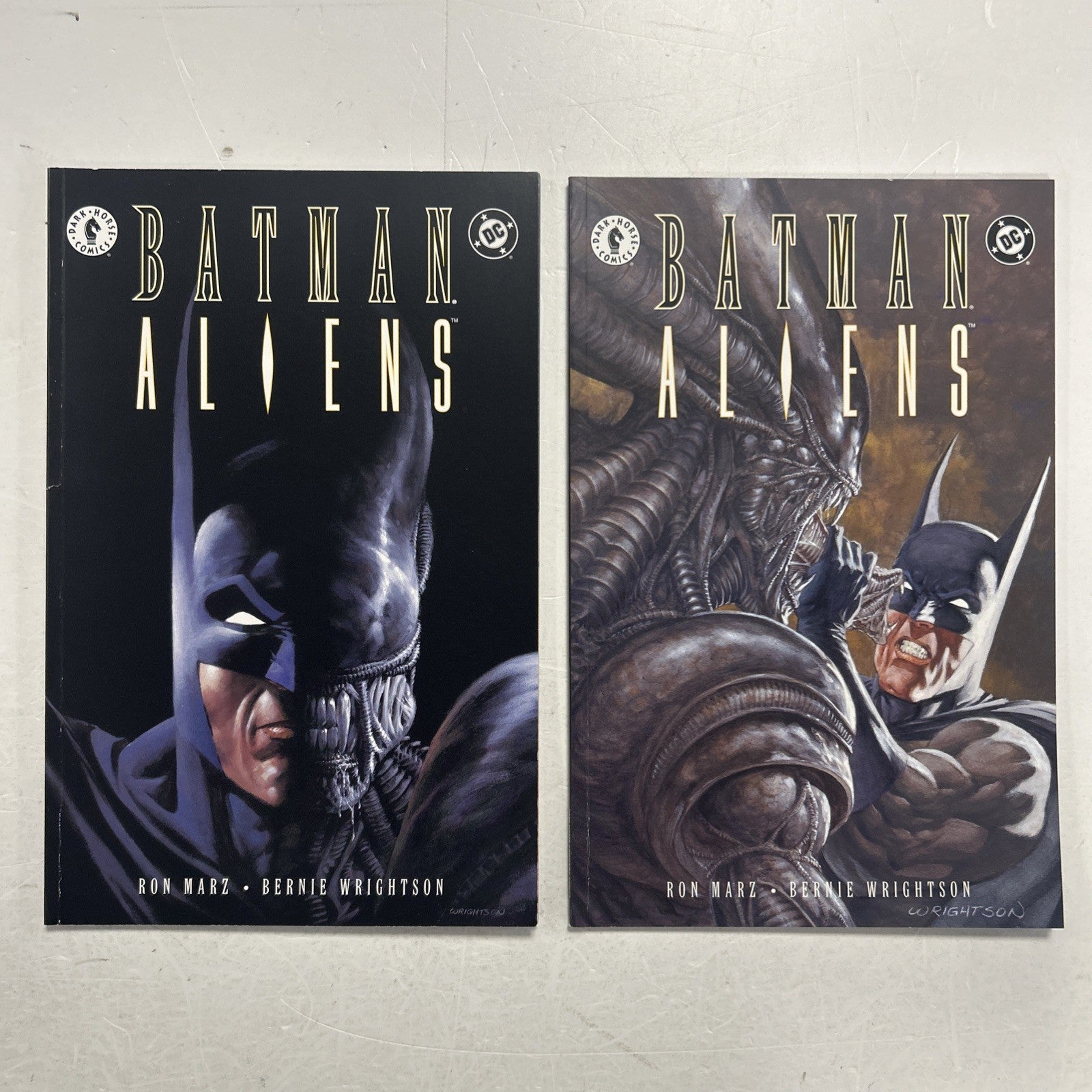 Batman Aliens Book #1-2 1997 VF Dark Horse Comics DC Comics TPB0