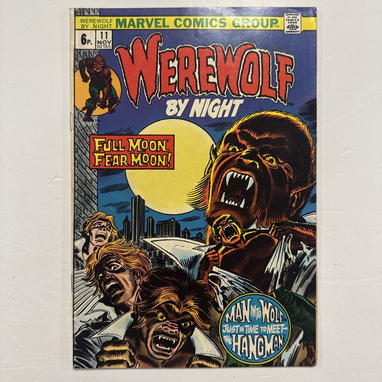 Werewolf by Night #11 1974 FN Pence Copy0