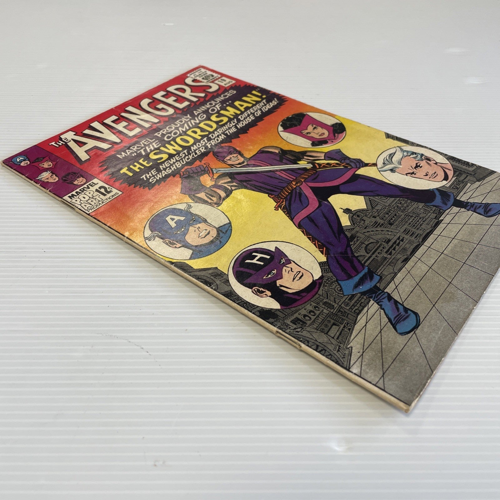 Avengers #19 1965 VG 1st Appearance of The Swordsman and Origin of Hawkeye3
