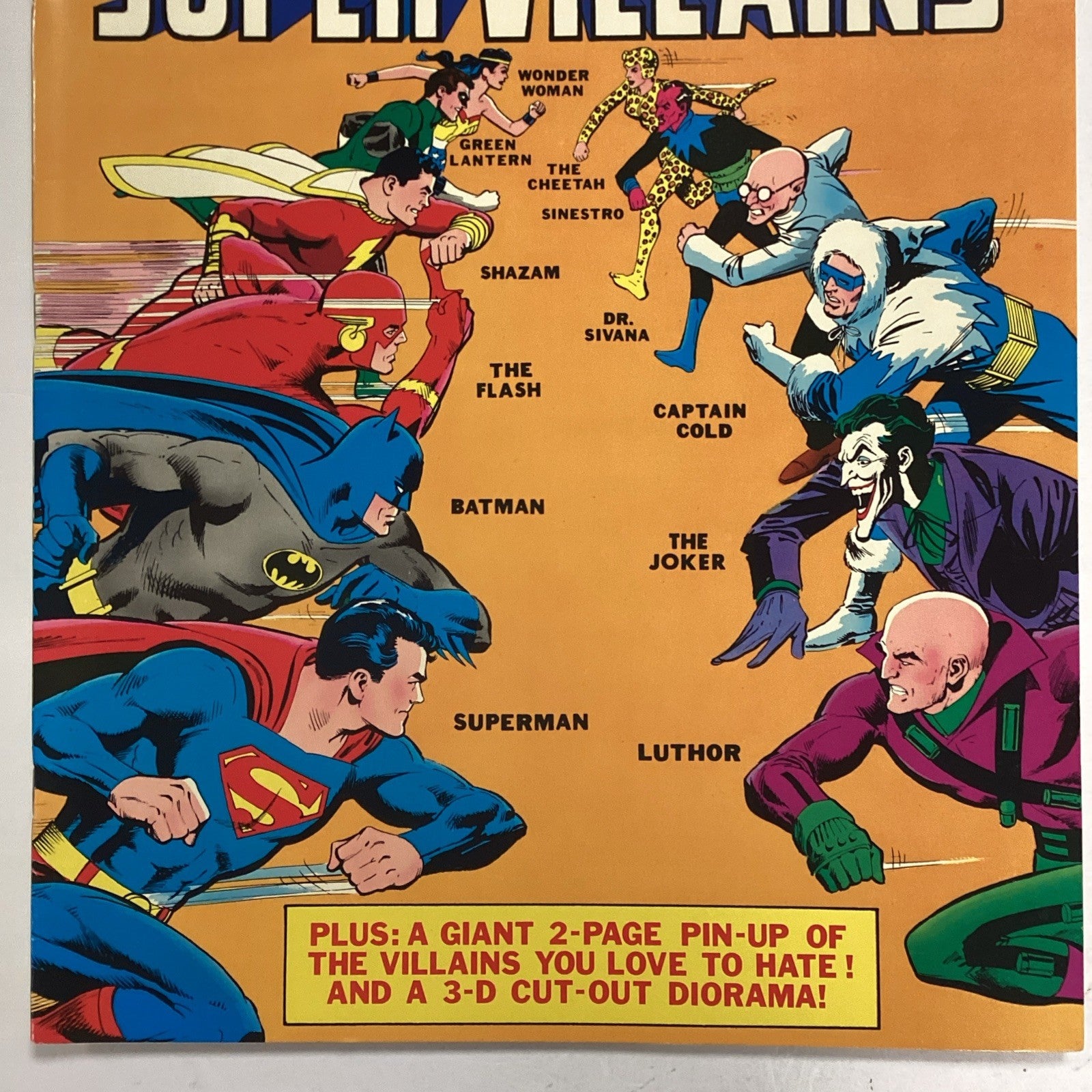 DC Limited Collectors Edition Secret Origins Super-Villains 1975 VF+2