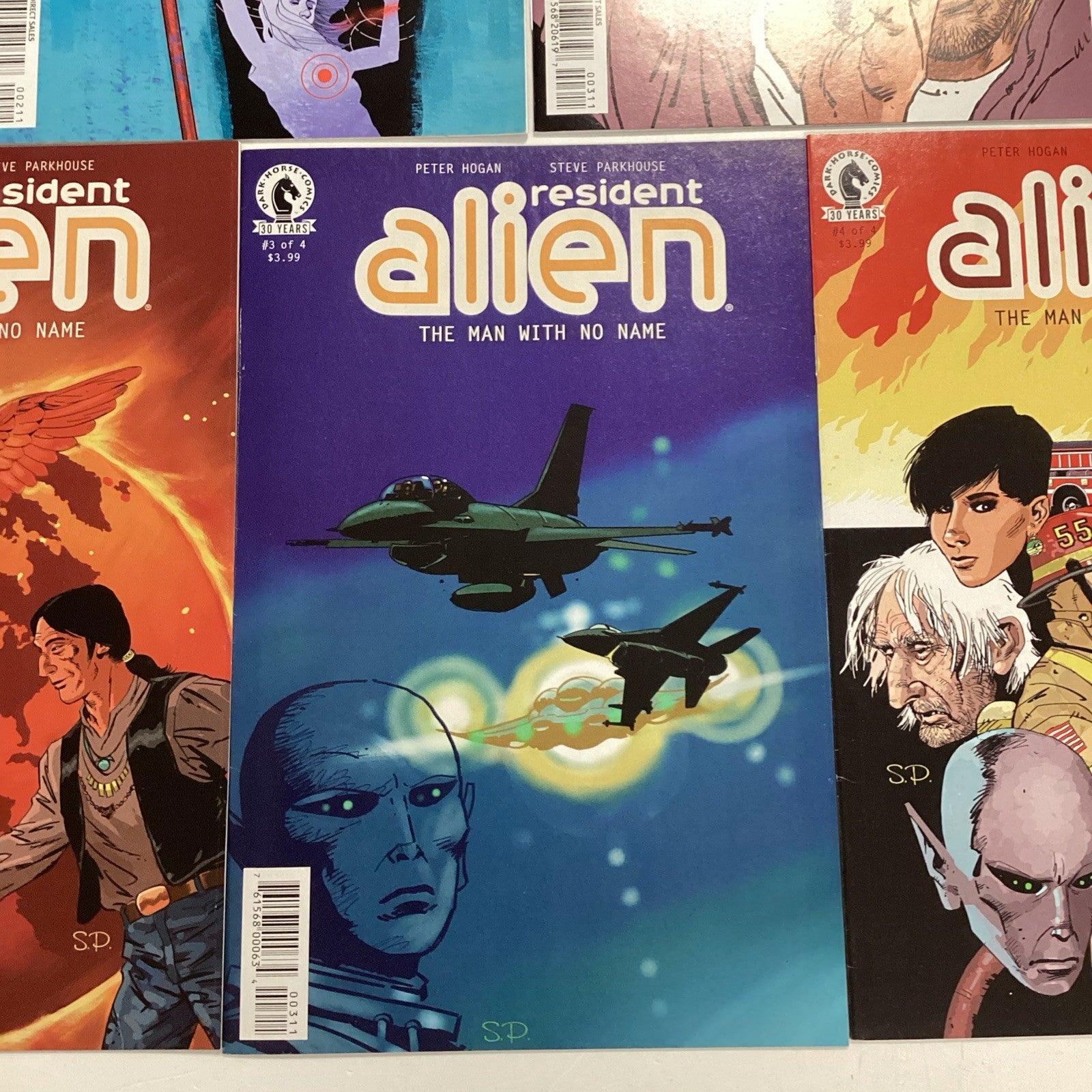 Resident Alien #1-3 2012, Suicide Blone #1-3 2013, Man With No Name #1-4 20169