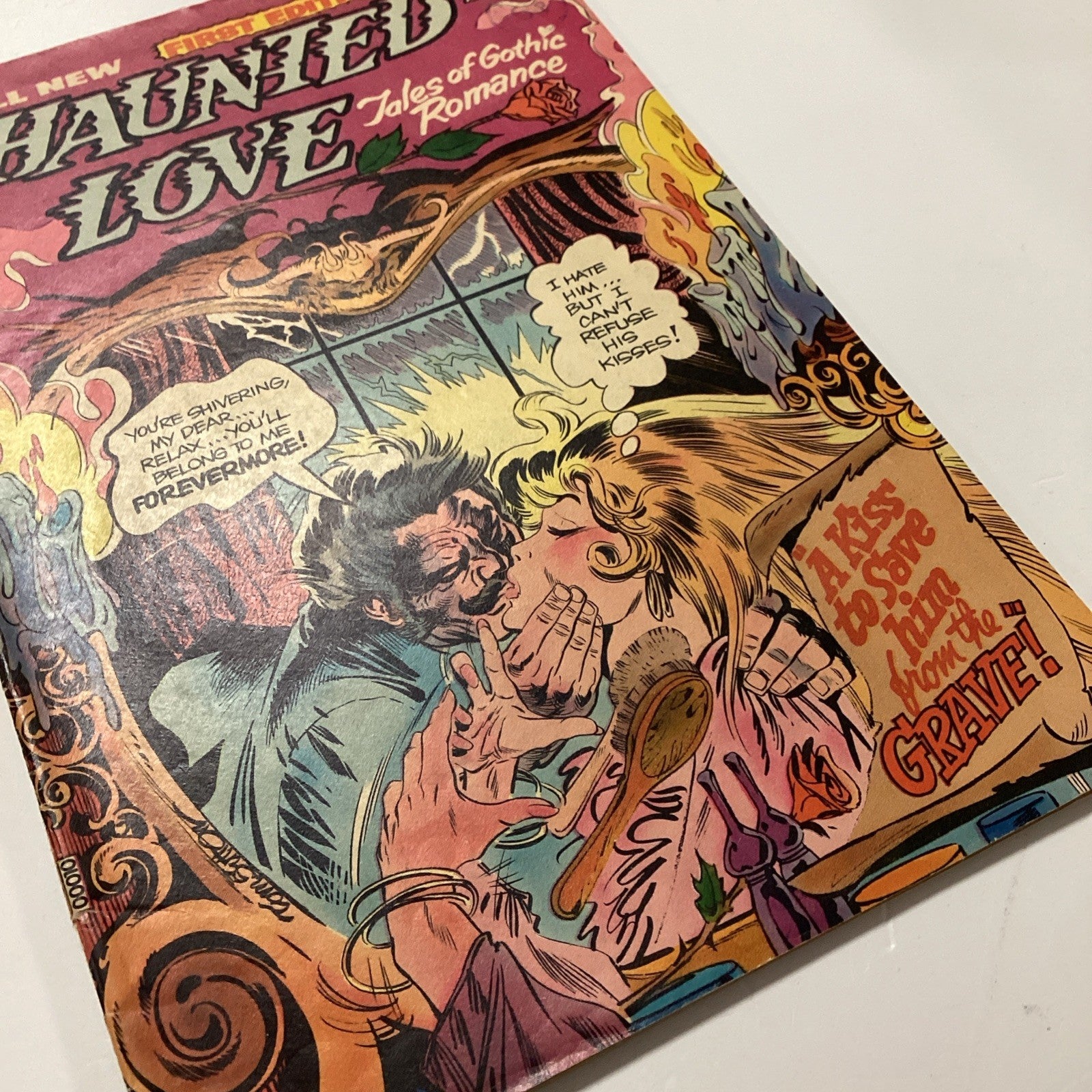 Haunted Love #1 1973 VG Charlton Comics Pence Stamp7