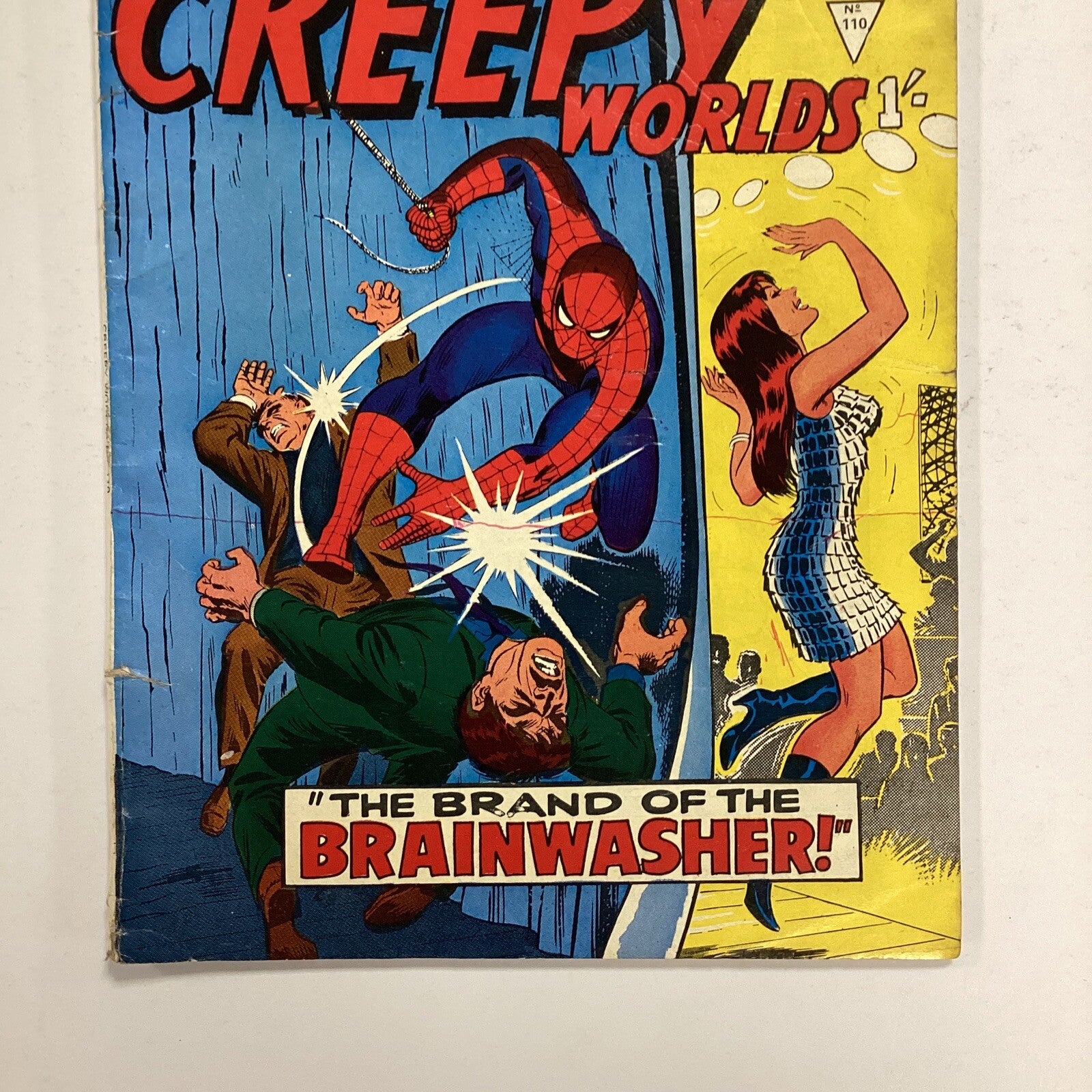 Alan Class Creep Worlds #110 late 1960s - early 70s GD **pen lines on front and2