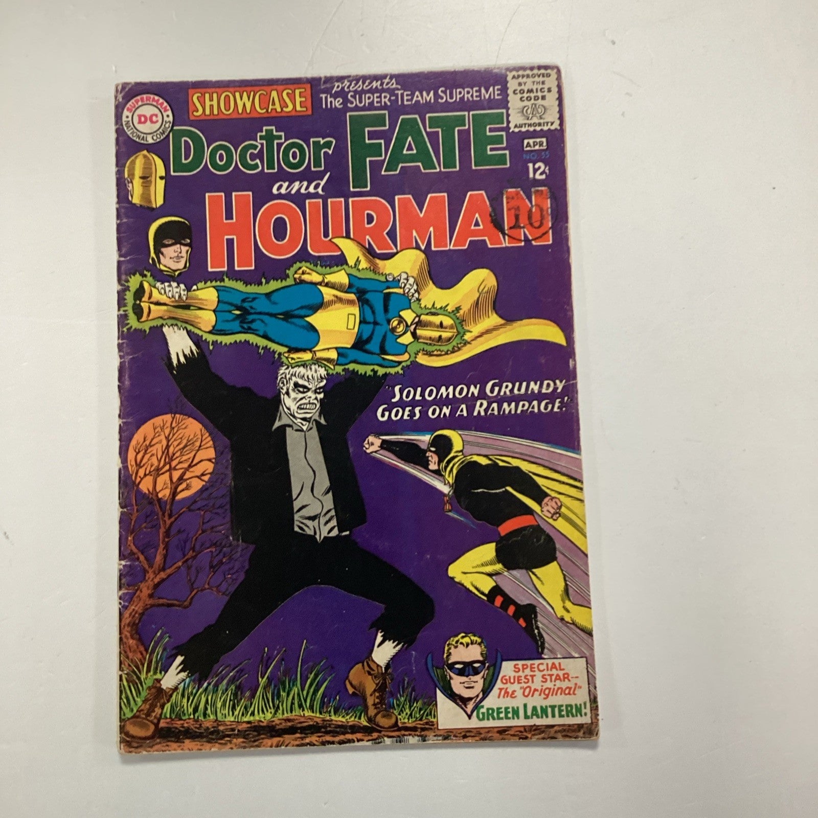 Showcase #55 1965 GD/VG Doctor Fate And Hourman 1st Silver Age Solomon Grundy0