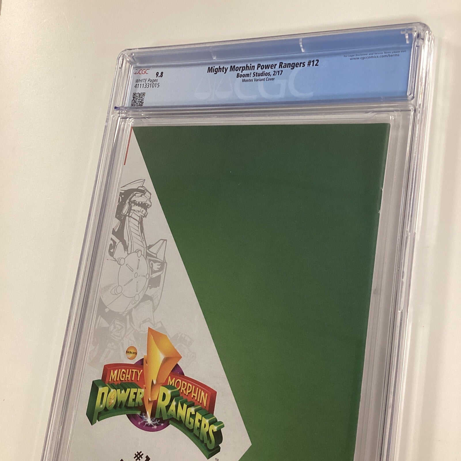 Mighty Morphin Power Rangers #12 2017 CGC 9.8 Montes Retailer Incentive Variant4