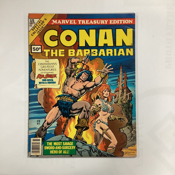 Marvel Treasury Edition Conan the Barbarian #15 1977 FN+ Pence Copy