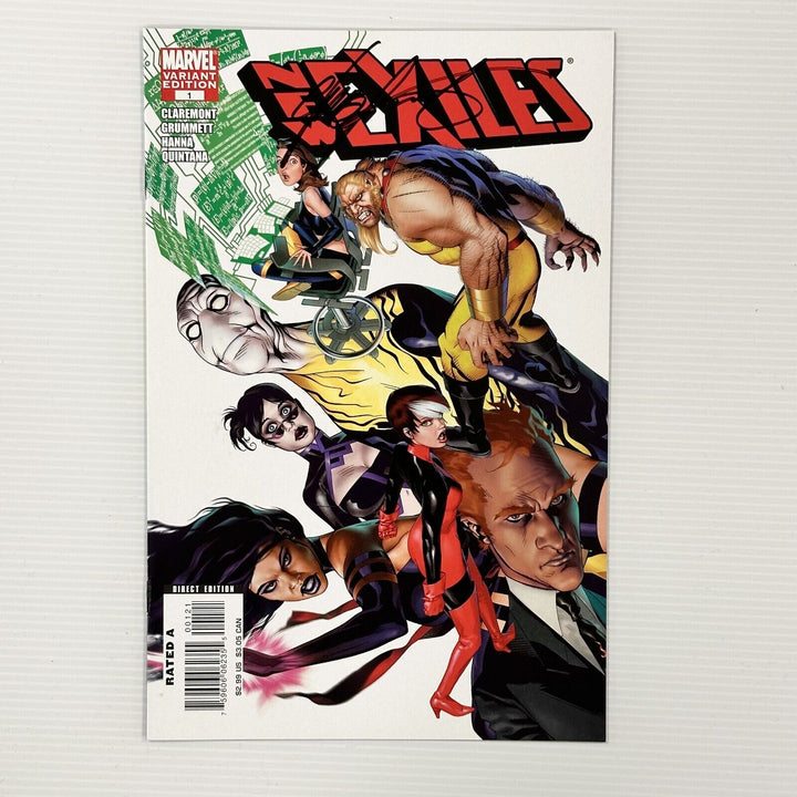 New Exiles #1 2008 NM Signed by Chris Claremont