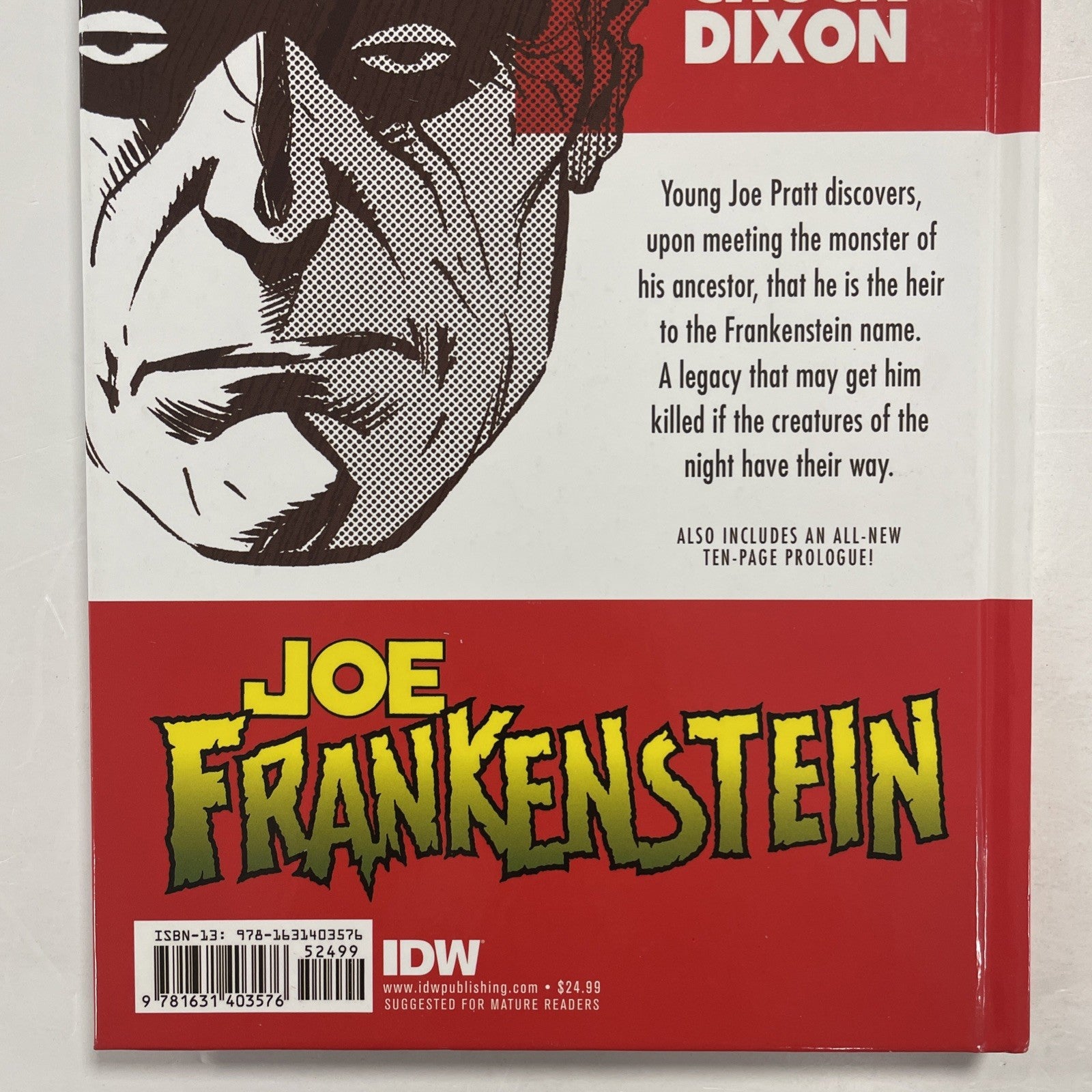Joe Frankenstein IDW Nolan Dixon 2015 (Hardback)6