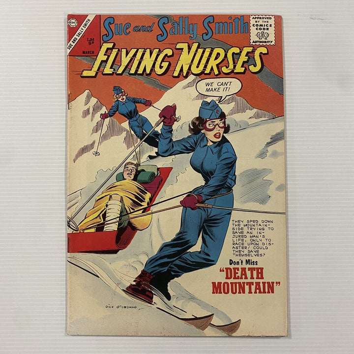 Sue and Sally Smith Flying Nurses 1962 #50 VG+ Pence copy **Rusted staples**