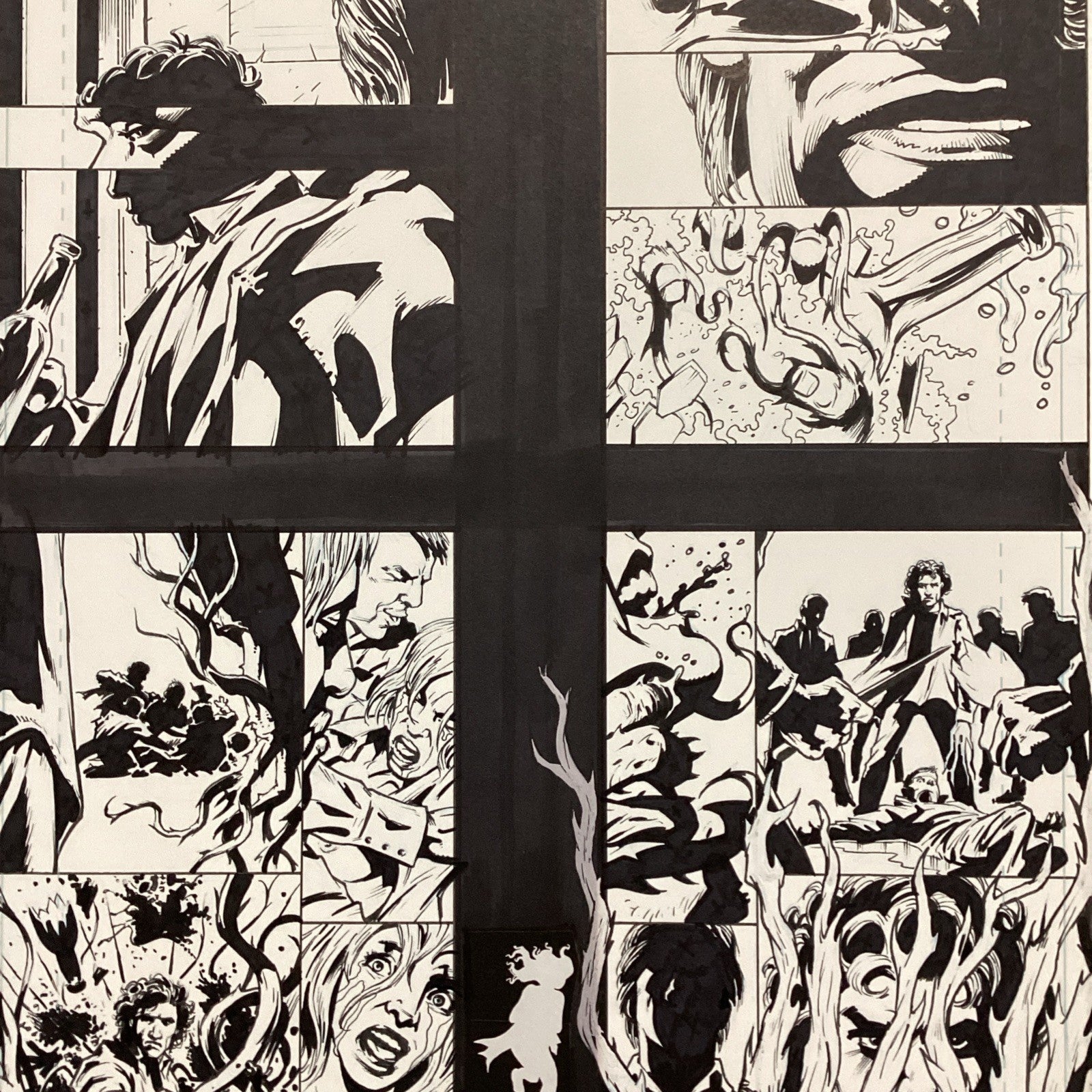 Original Artwork for Puncture Com.X By John Higgins 2004 (unknown Issue & Page)8