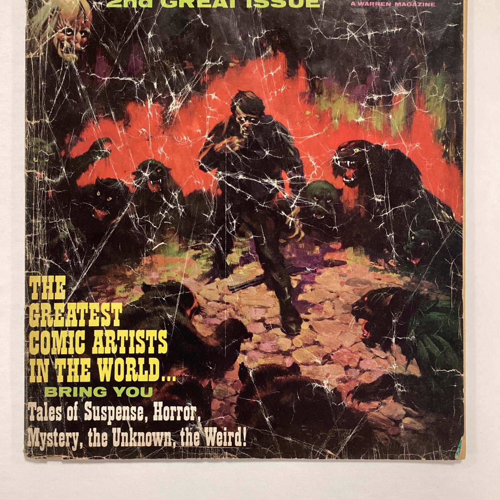 Creepy #2 1965 GD Cover worn and detached, pen marks on first page.Warren Horror2