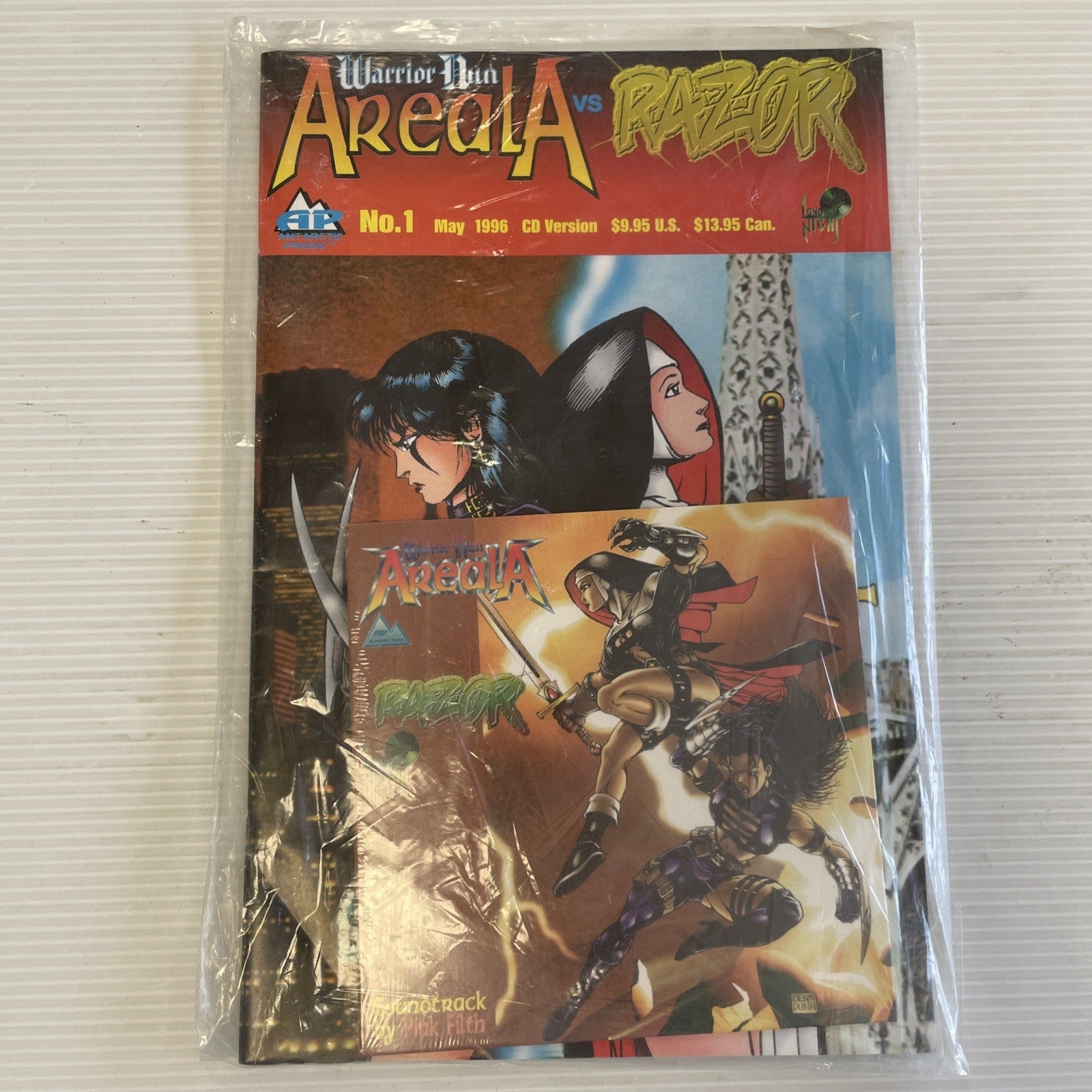 Areala vs Razor #1 1996 inc. CD Sealed AP Antarctic Press0