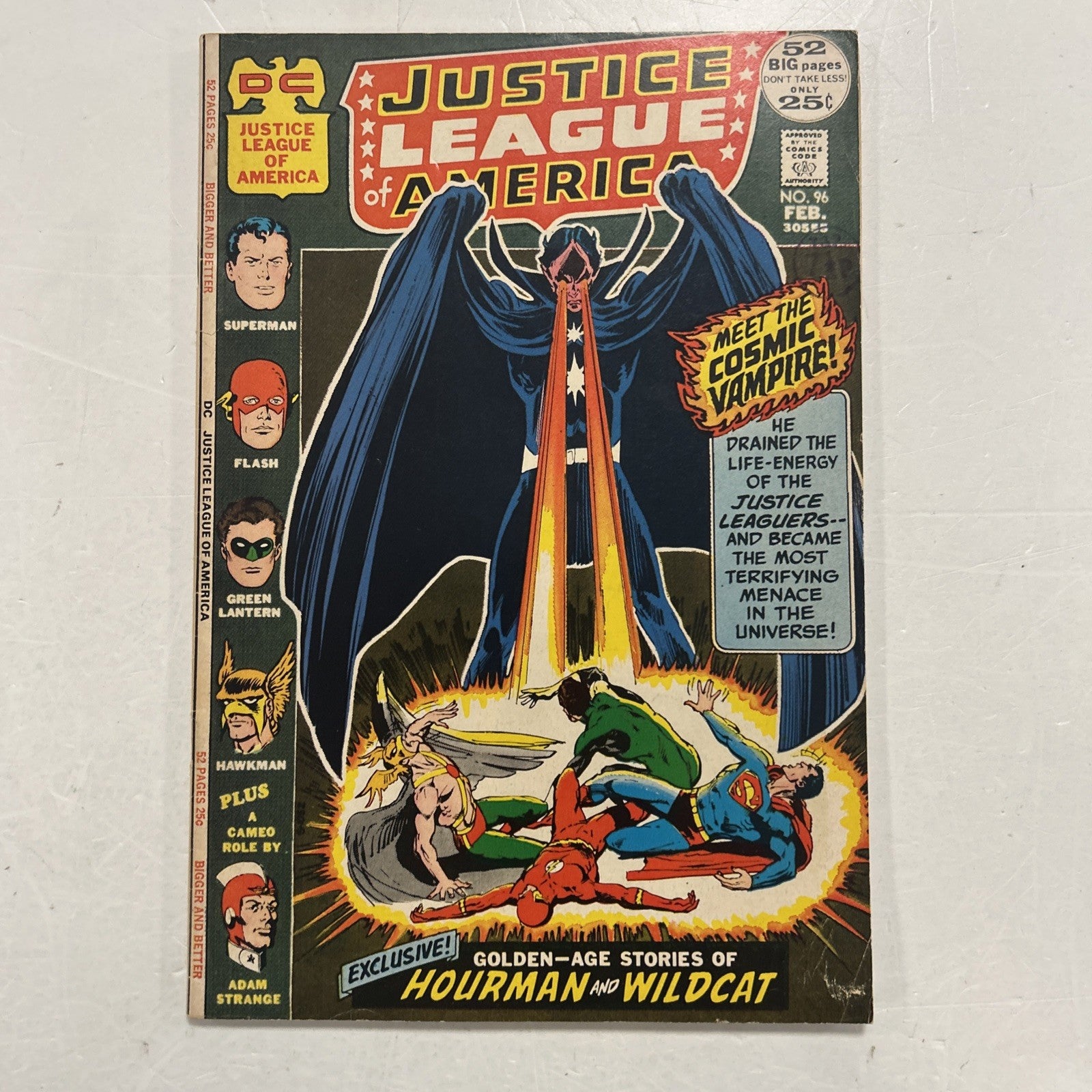 Justice League of America #96 1972 VG/FN Pence Stamp0