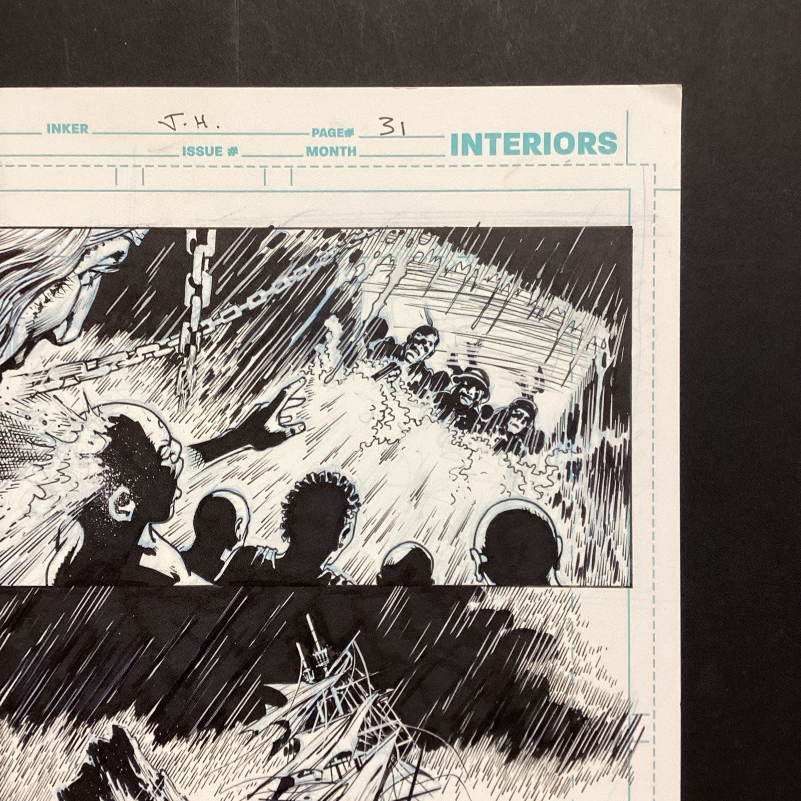 Original Artwork for Before Watchmen Page 31 By John Higgins *See Description5