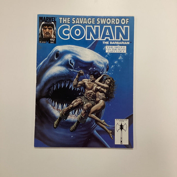 The Savage Sword Of Conan The Barbarian #192 1992 FN