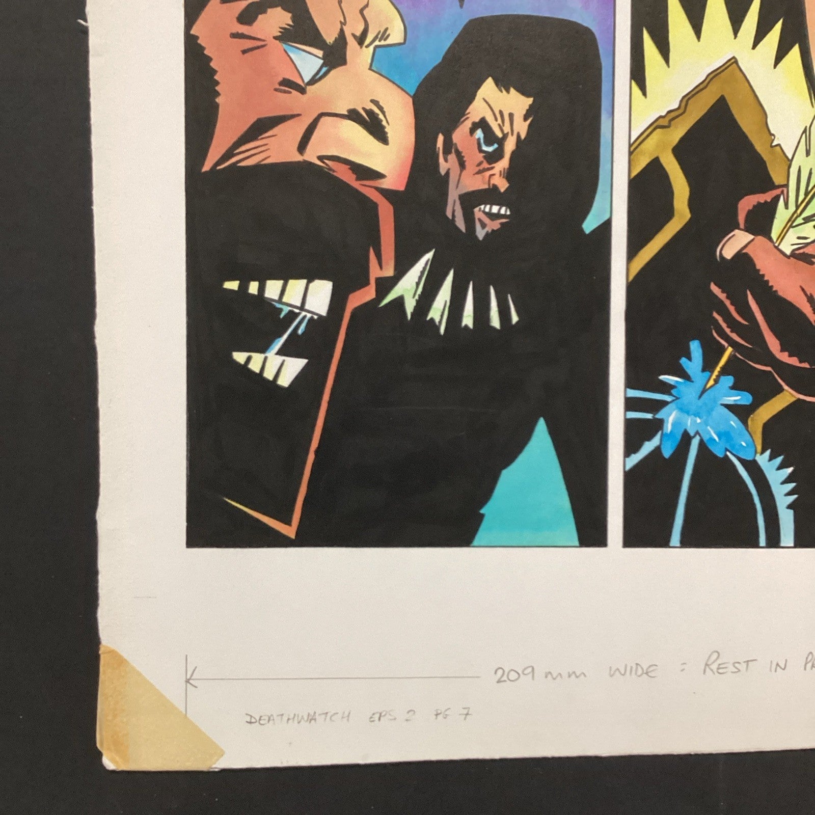 Original Colours Artwork Judge Dredd Megazine #10 Page 37 1995 by Peter B. Smith3
