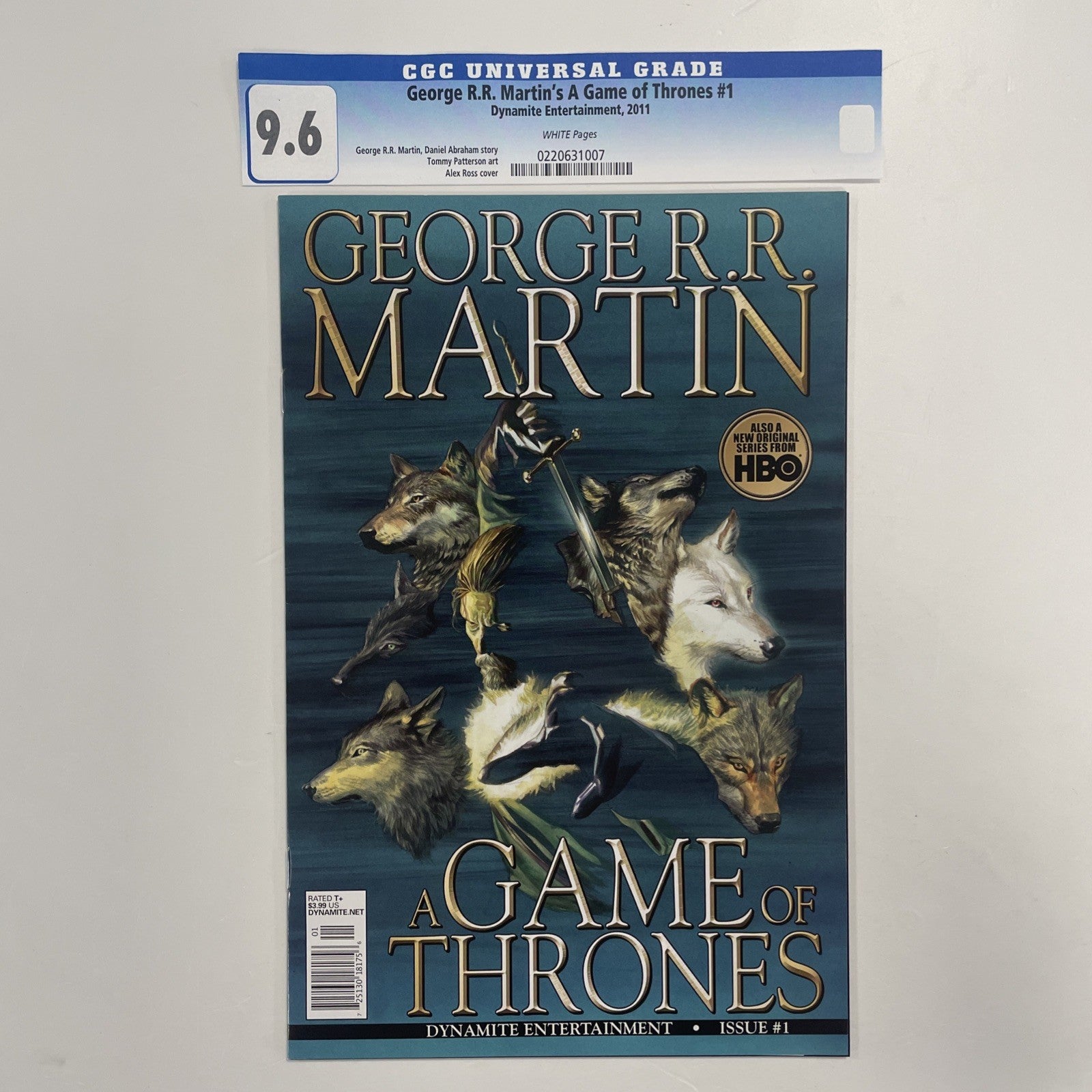 Game Of Thrones #1 2011 Dynamite **Previously graded CGC 9.60
