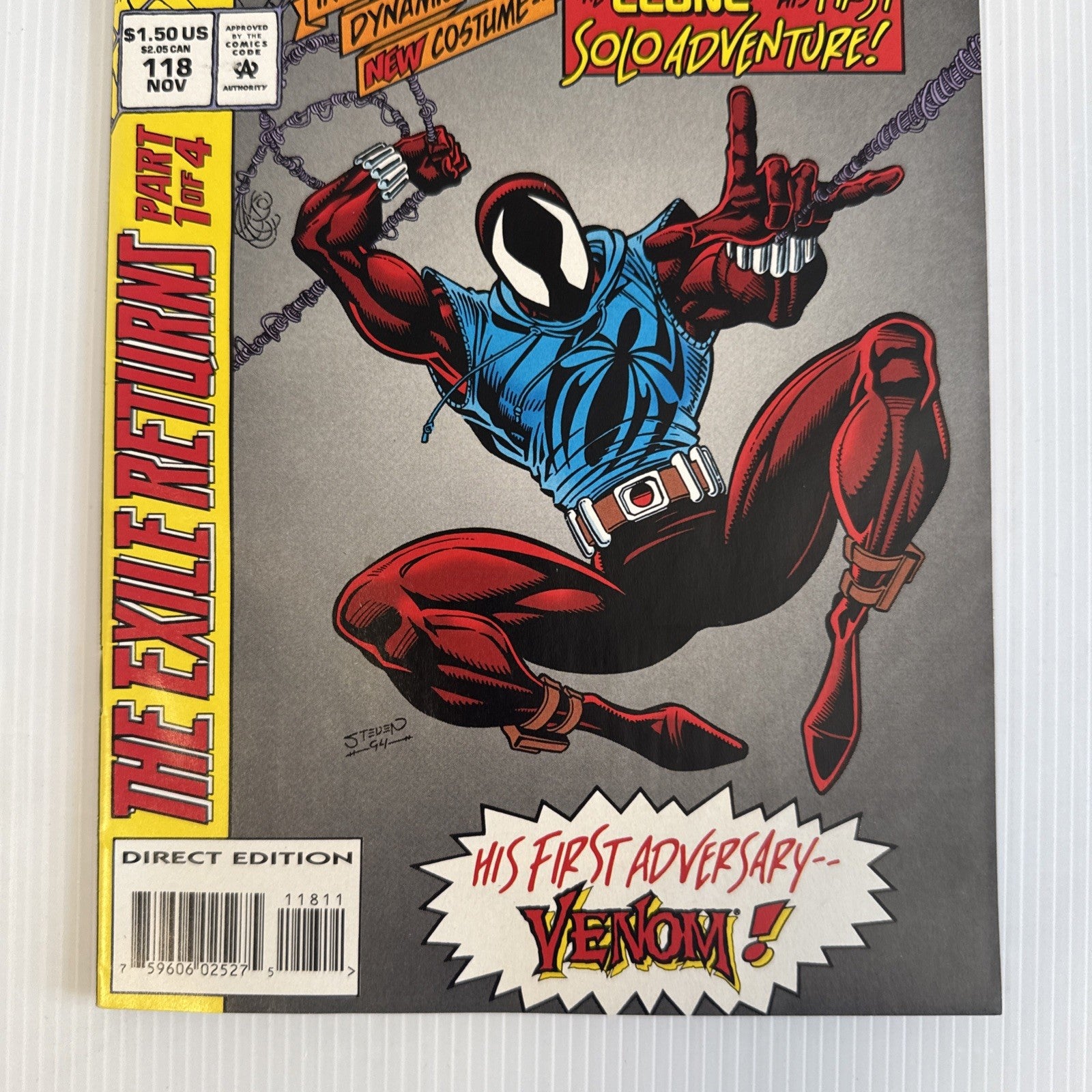 Web of Spider-Man #118 1994 VF+ 1st Appearance of Scarlet Spider2